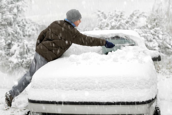 Windshield Ice Removal